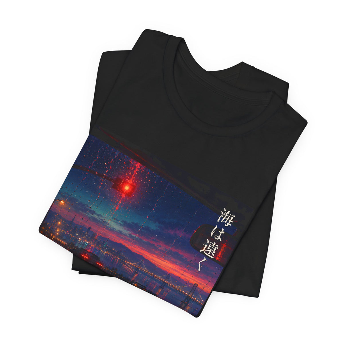 Red Light Drift - Rain-Streaked Windshield Tee
