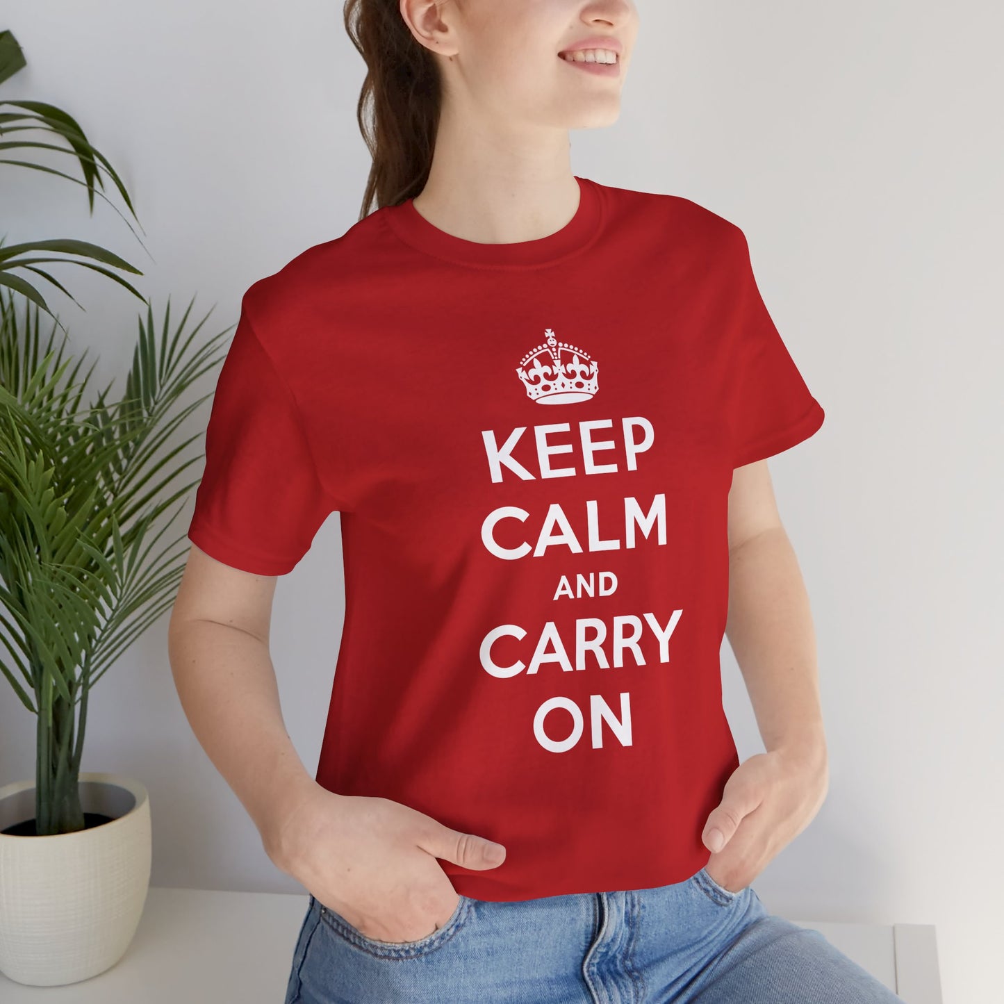 KEEP CALM AND CARRY ON T-shirt