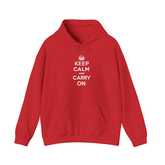 KEEP CALM AND CARRY ON Hoodie