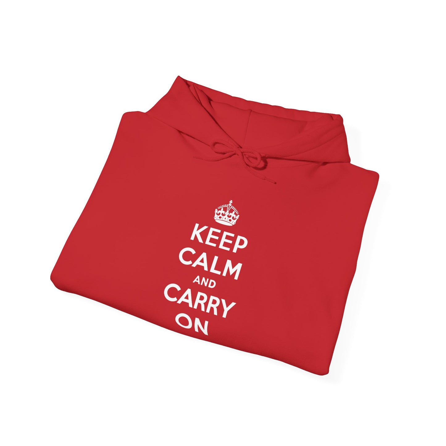 KEEP CALM AND CARRY ON Hoodie