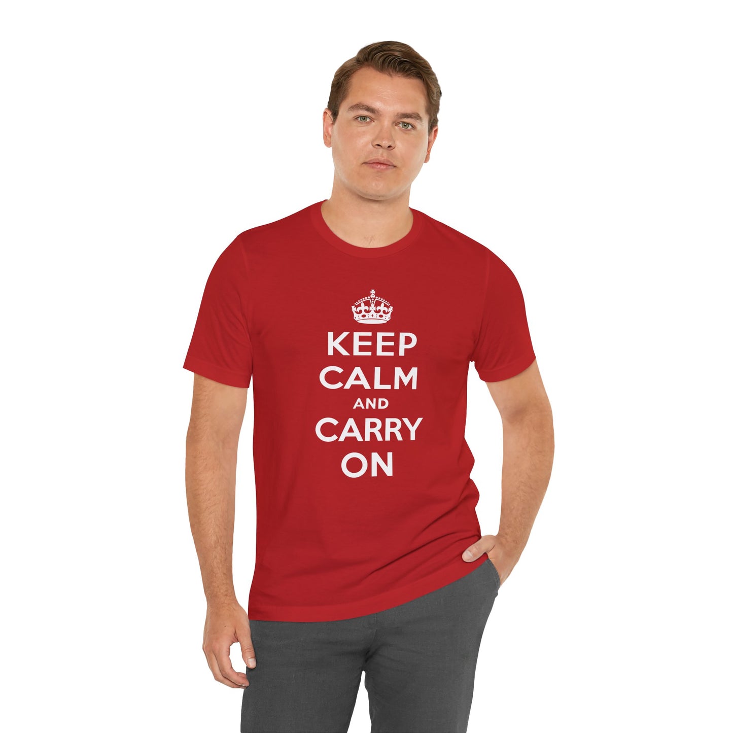 KEEP CALM AND CARRY ON T-shirt