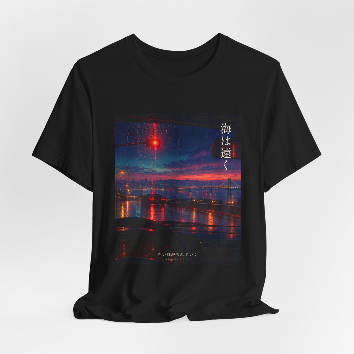 Red Light Drift - Rain-Streaked Windshield Tee