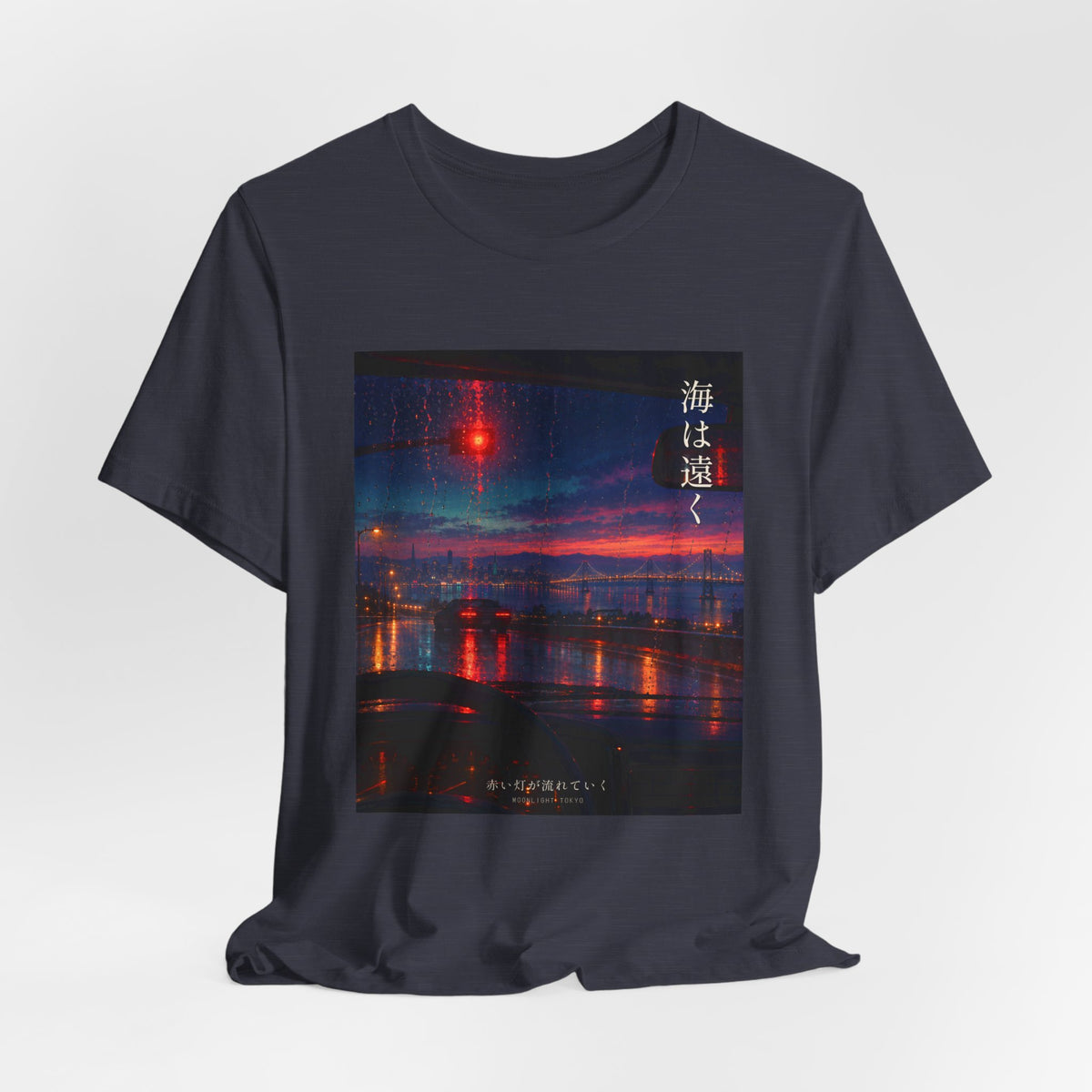 Red Light Drift - Rain-Streaked Windshield Tee
