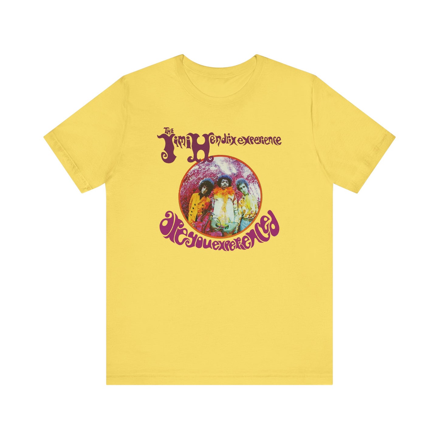 Jimi Hendrix Are You Experienced Yellow Tee