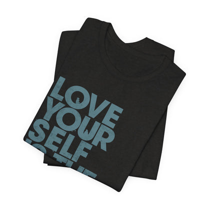 Love Yourself Is The Secret Tee Worn by Lenny Kravitz